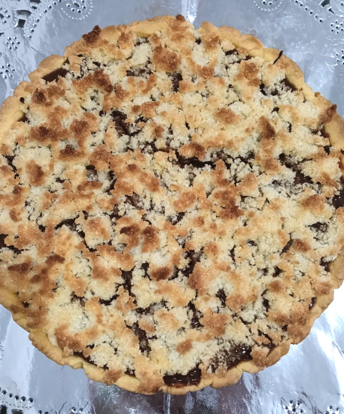 Tarta dulce de leche y coco